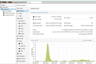 install and configure proxmox virtualization on your server