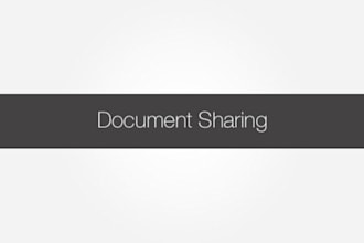 do manual 5 document submission sharing in high PR site