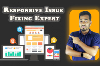 fix website responsive issues and make it mobile friendly