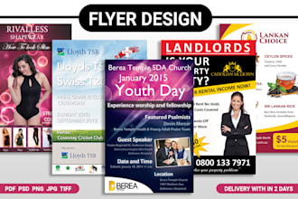 flyer brochure poster leaflet design