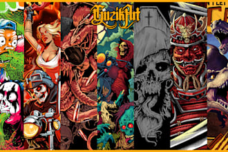 do tshirt design for brand or band