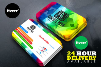 design outstanding business card, letterhead, envelope