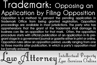 trademark, patent opposition and defense attorney