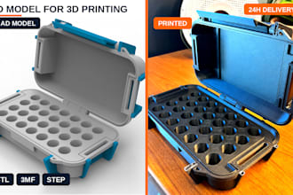 do 3d model for 3d printing, stl file and solidworks 2d to 3d