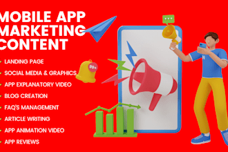 create marketing content for your mobile app