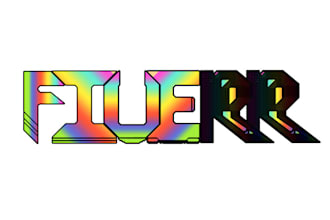create futuristic logos, text or images