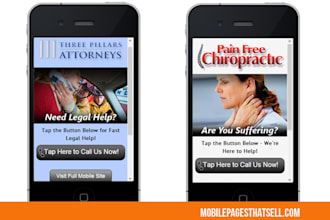 create a MOBILE Tap to Call Landing Page