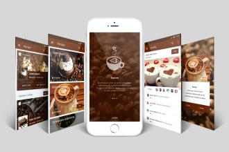 design unique UI UX for your ios, android app in adobe xd