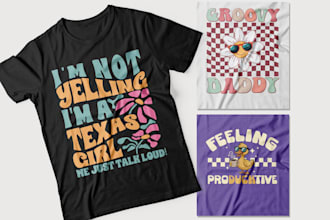 do professional t shirt design and merchandise graphic tee