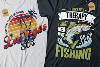 create t shirt design and graphics for merchandise