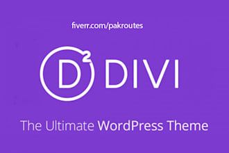 convert your psd, xd or sketch into wordpress divi theme
