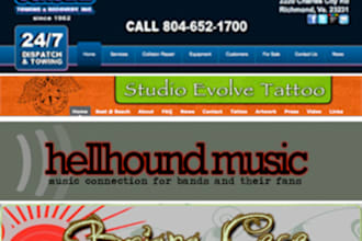 design a custom header for your website