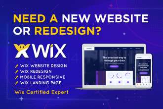do wix website design or redesign
