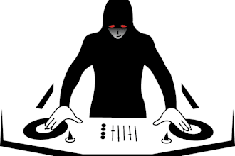 promote1 eye catching dj logo design