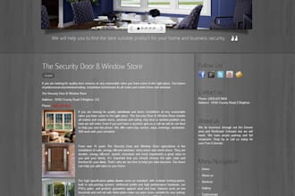 create a professional website design for you or your business