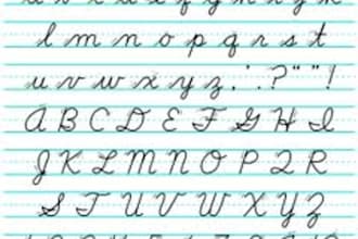 transcribe print to cursive