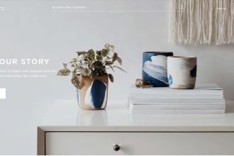 design a professional landing page on squarespace