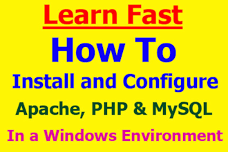 teach You How to Install and Configure Apache, PHP and MySQL on Your Windows Machine