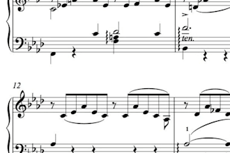 label notes on any piece of sheet music