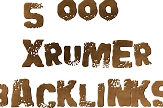 build 5 000 unique backlinks coming from 5 000 unique domains all public and verified