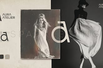 do highly modern minimalist and luxury business logo design
