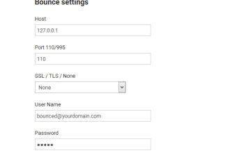 setup sendy bounce spam tracker