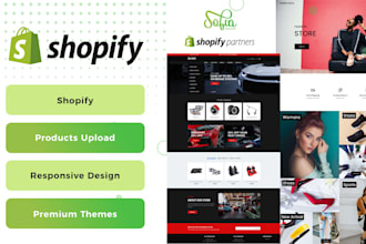 create shopify store or dropshipping store