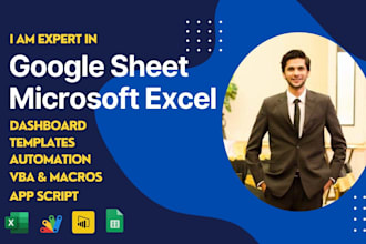 do custom excel spreadsheet, vba, scripts and google forms and sheets automation