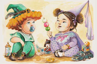 illustrate your book, book cover or story