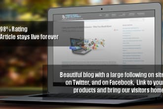publish your tech article on a PR3 website