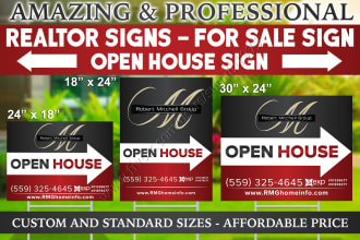 design best real estate signs, custom real estate signs, or home real estate