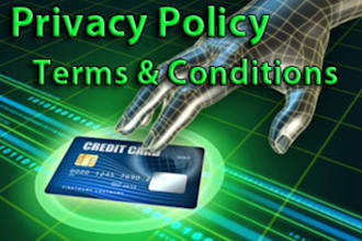 create a Privacy Policy and Terms of Use for your website or blog within hours