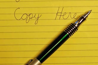 write short, catchy promotional copy for your business or product
