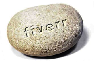 carve your logo or text into stone, wood