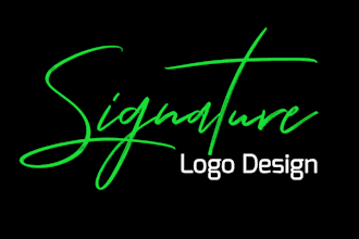 design professional  signature logo