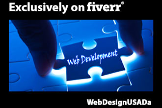 develop HTML landing page