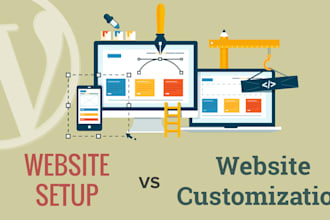 do wordpress site changes, theme customization