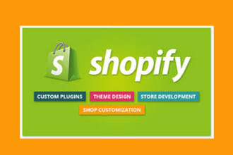 develop, fix bugs and customize your shopify store