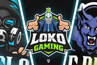 design you sport, esport or twitch mascot logo
