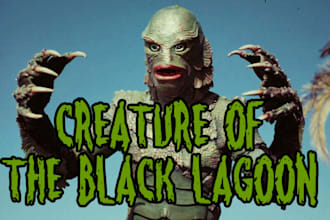 make a Creature of the Black Lagoon video message