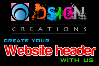 make High Quality headers / WORDPRESS Header / Banner /Website Header