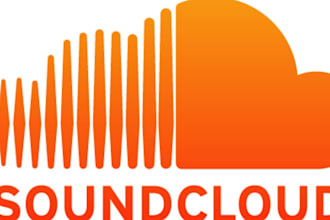 â™« deliver 6000 Soundcloud plays and Split any way you like on up to as many songs and download it 1000 times â™«