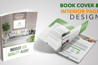 design creative interior page and cover design