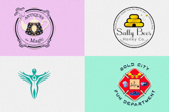 create a minimalist logo with unlimited revisions