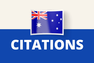 do 60 HQ australian citations for local search rank