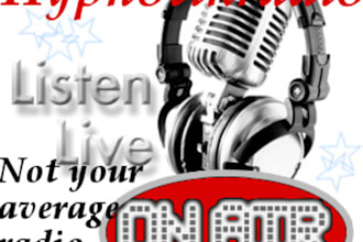 have you on a live radio show friday or saturday night to let you promote something for 3 minutes on the phone