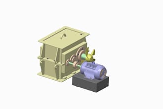 draw 2D and 3D CAD model