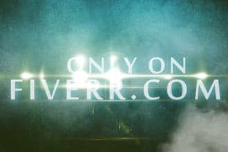 create this amazing 30 sec video intro trailer