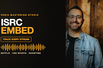 embed an isrc code to your audio file
