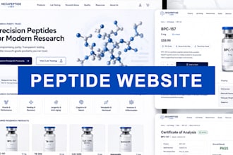 build peptide website fda complaint peptide website woocommerce peptide website